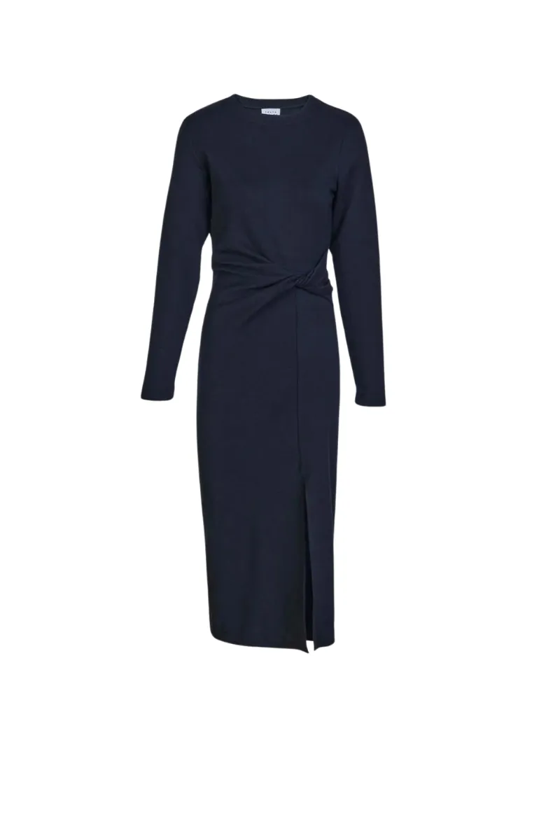 Long Sleeve Solid Cody Dress