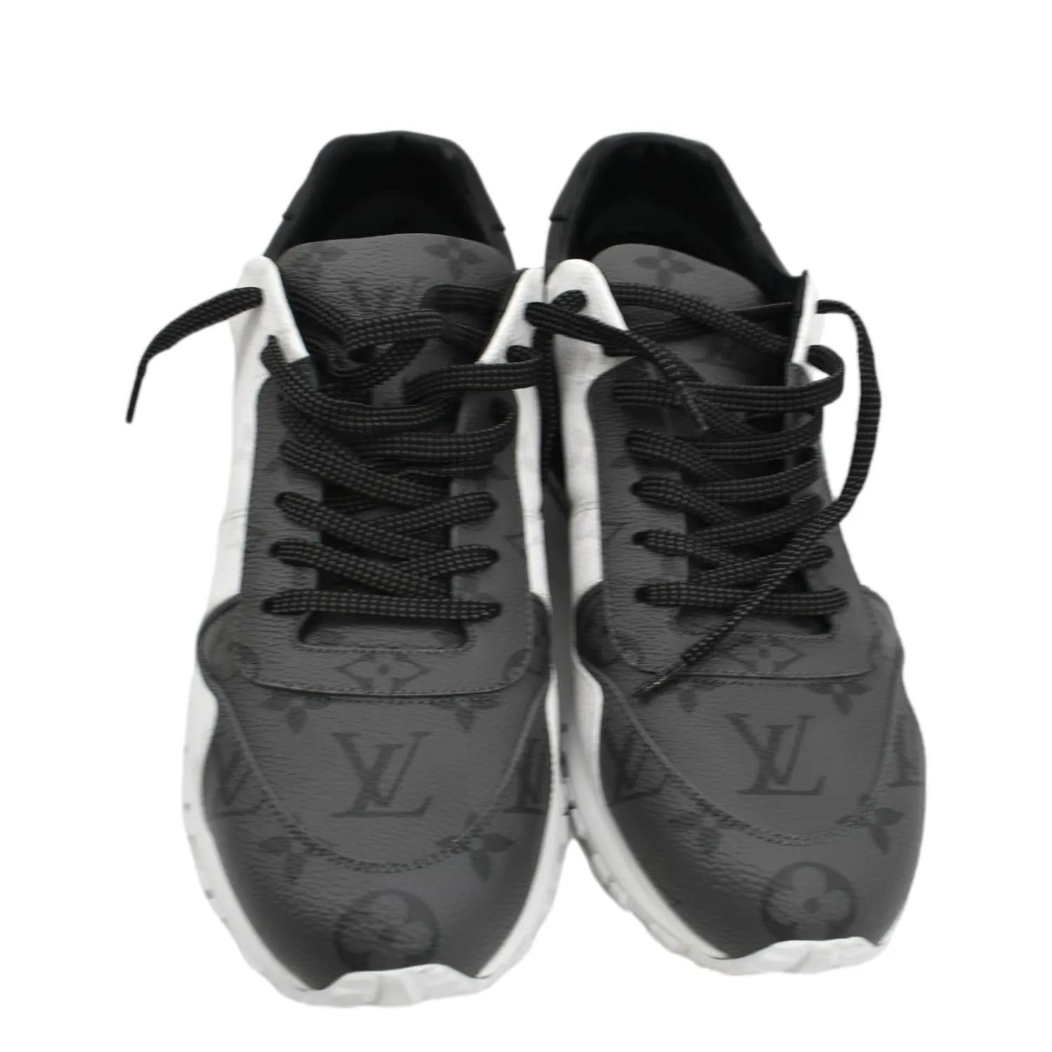 LOUIS VUITTON Runaway Monogram Sneakers Bicolor US 9