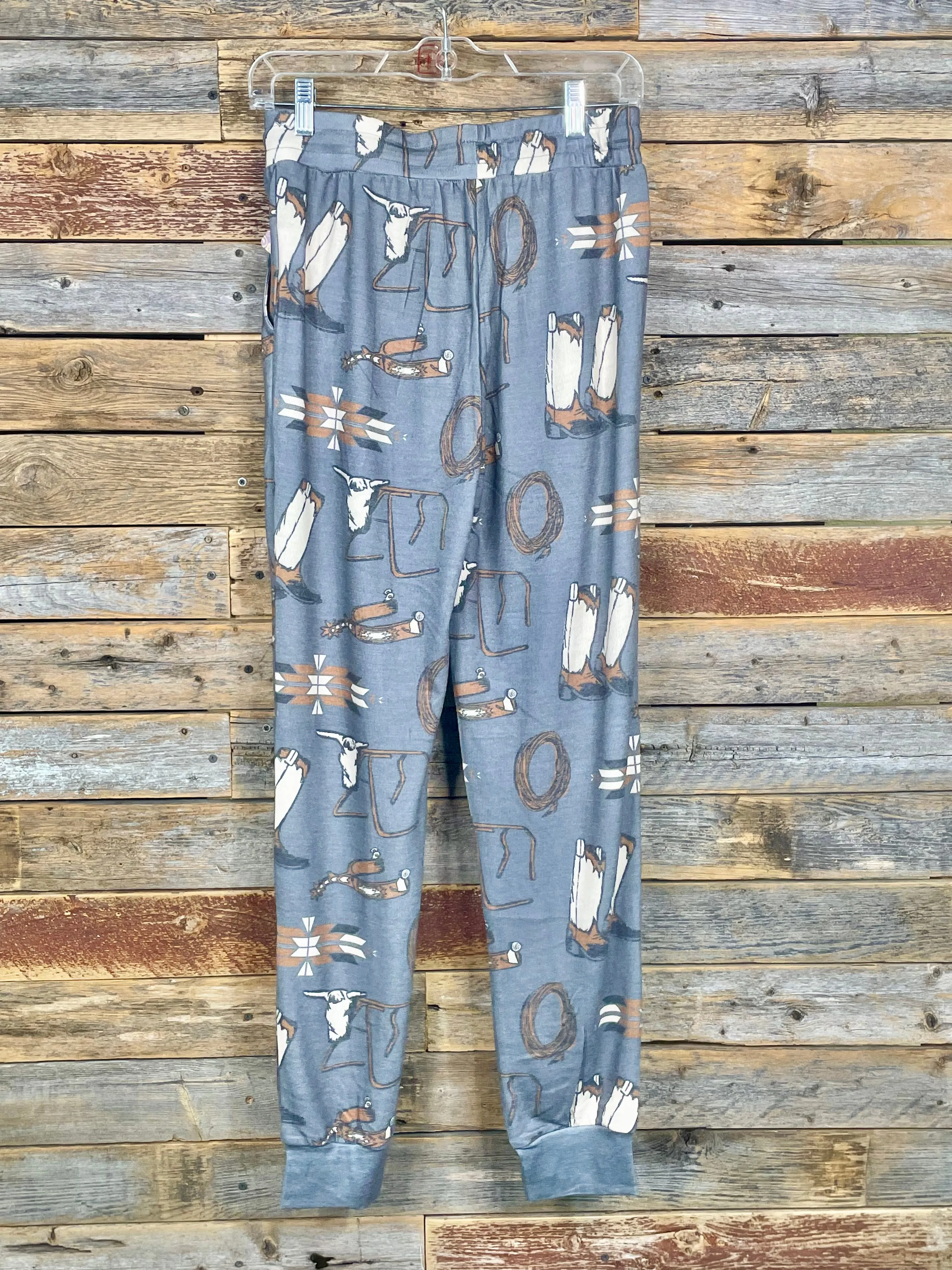 Loungy Lariat Drawstring Jogger - Westy West