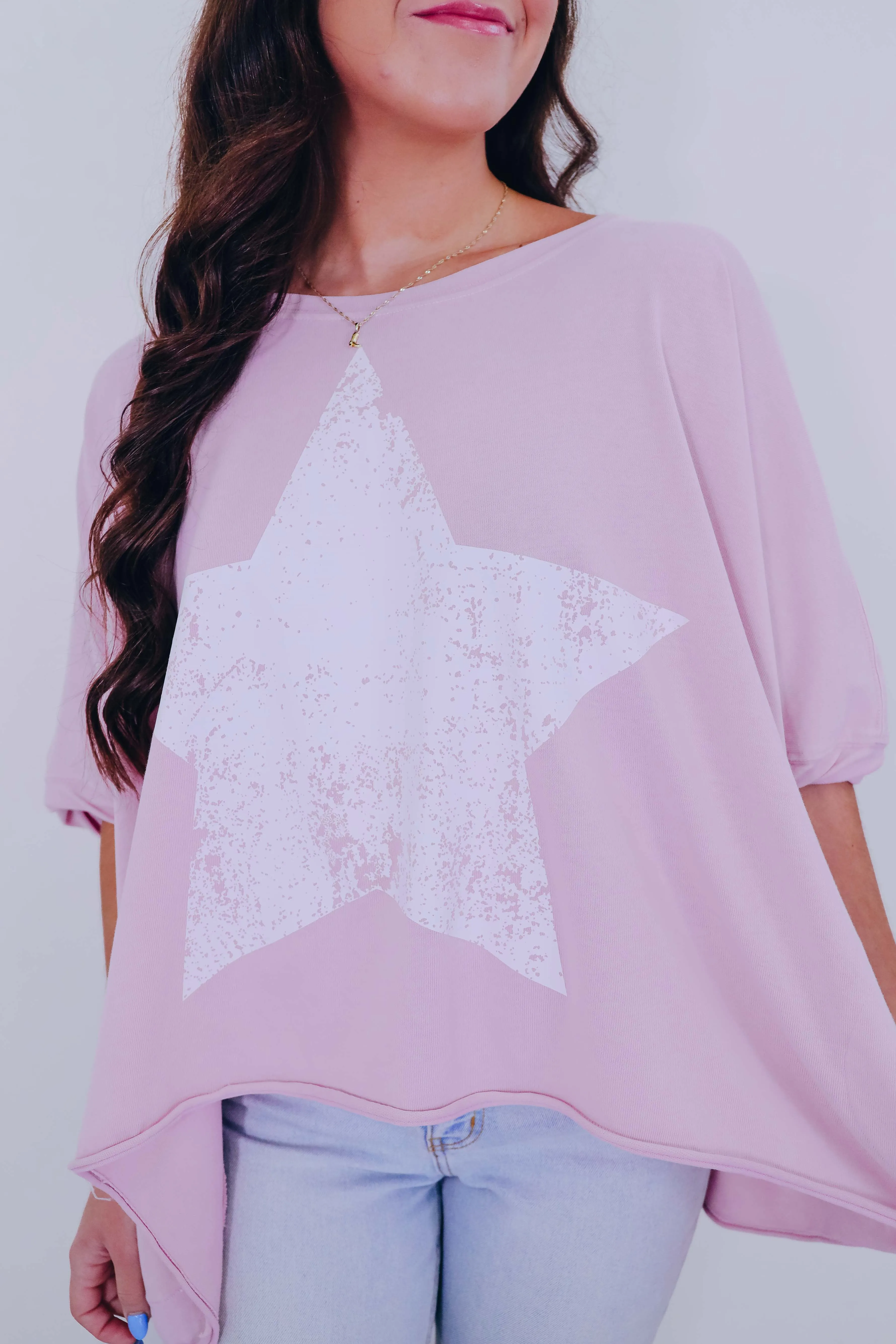 Lucky Star Vintage Oversized Top
