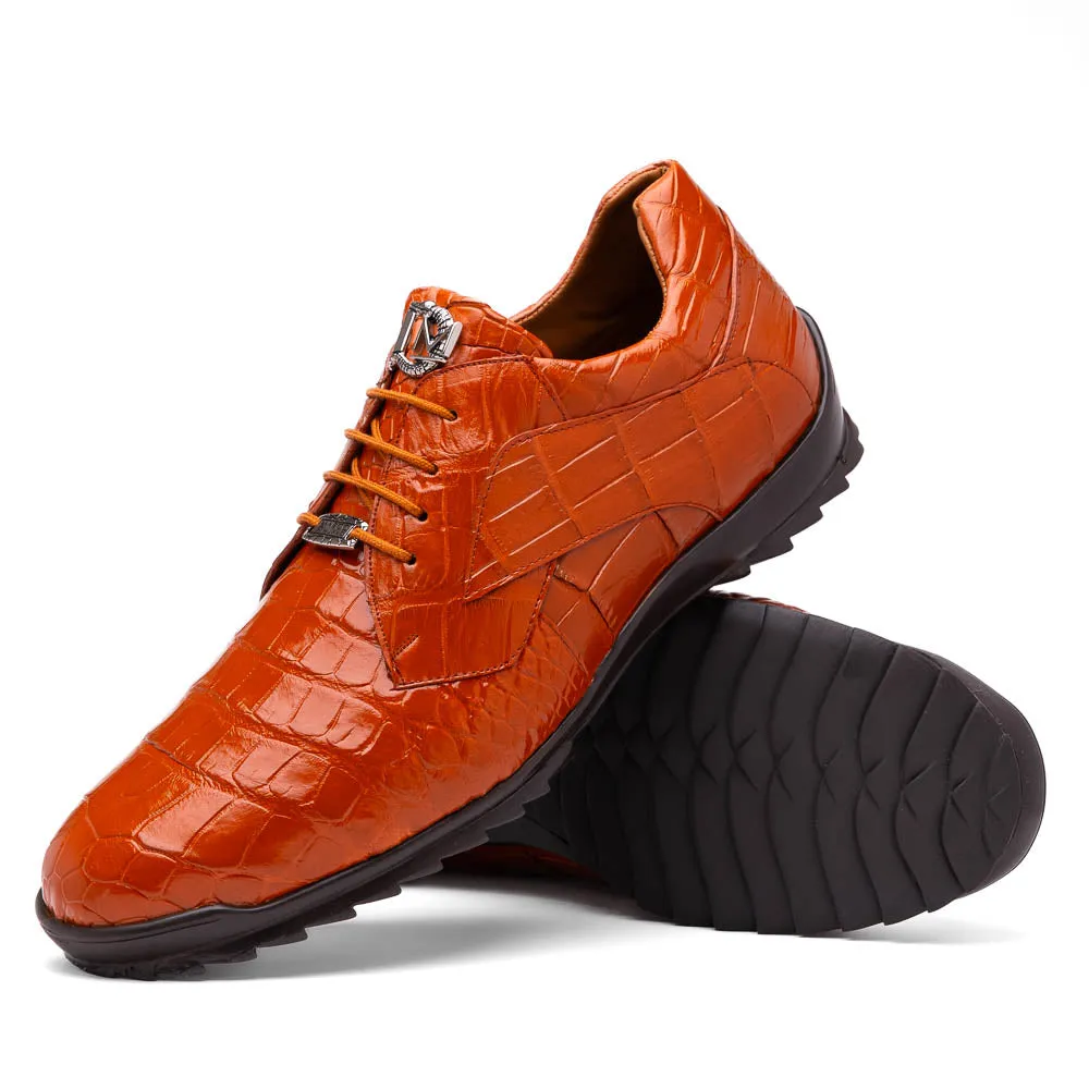 Marco Di Milano Vulcan Honey Alligator Sneakers