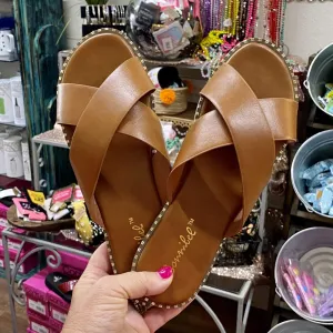 Micah Sandals - Tan