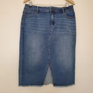 Midi Denim Skirt