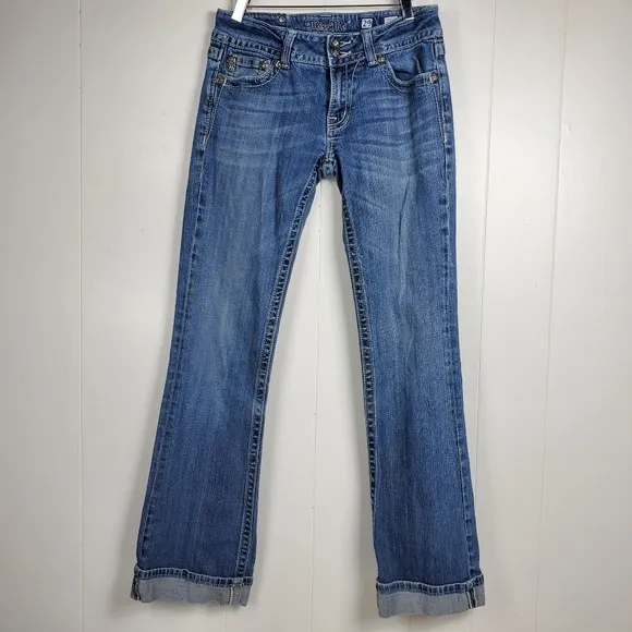 Miss  Me rhinestone bling studded bootcut JP5011-3 jeans size 29