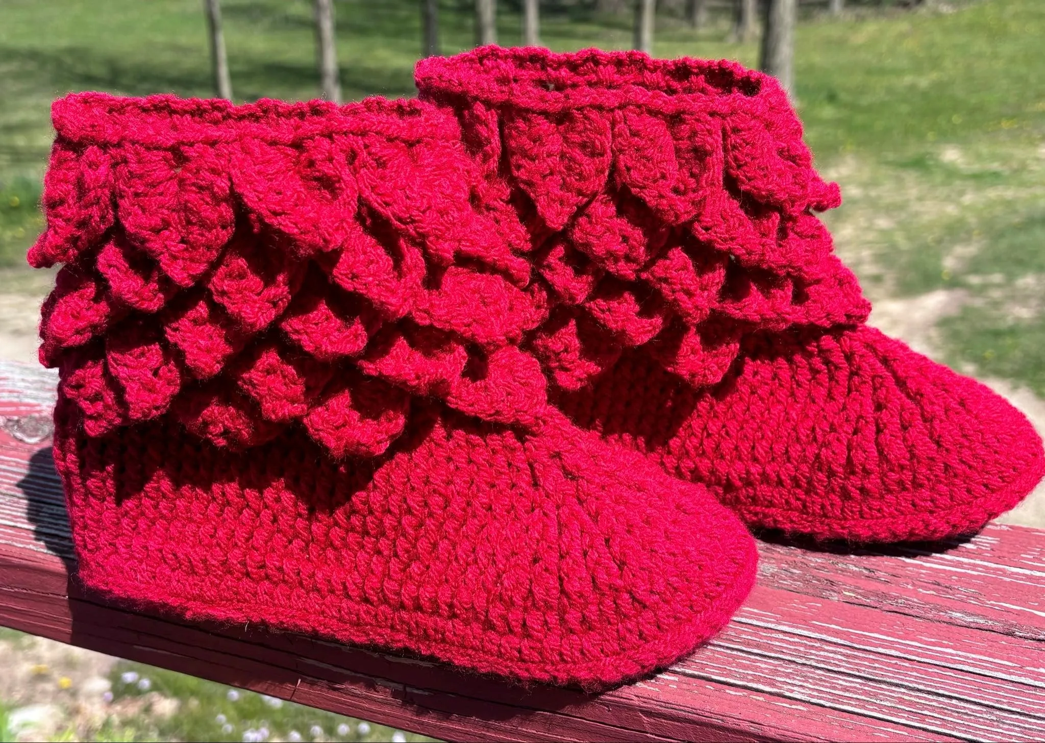 Mommy & Me Spring Leaves Booties (Adult)