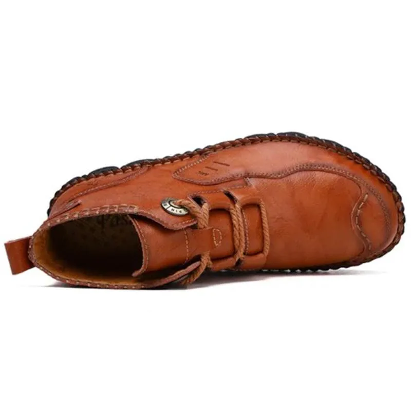 Mostelo™ -Men's Hand Stitching Casual Large Size Boots