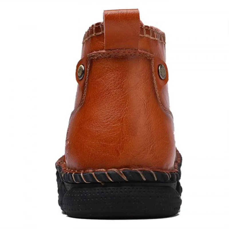 Mostelo™ -Men's Hand Stitching Casual Large Size Boots