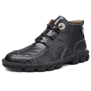Mostelo™ -Men's Hand Stitching Casual Large Size Boots