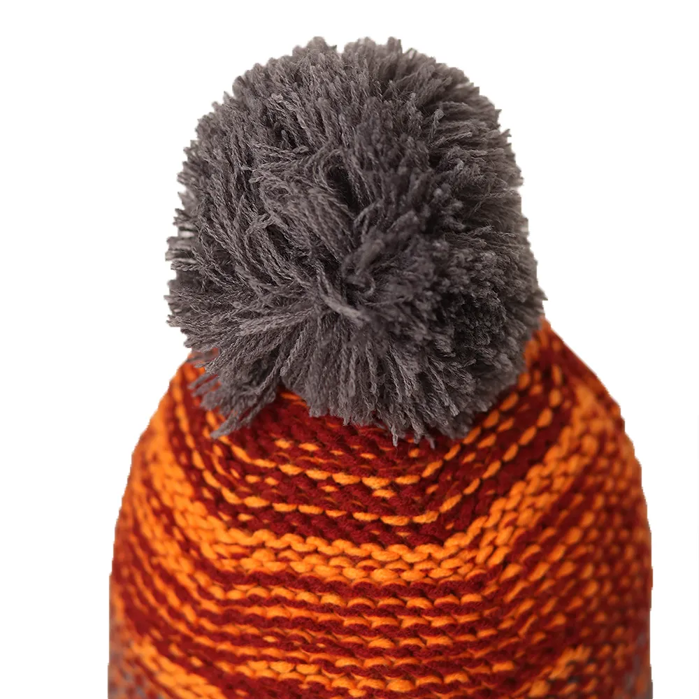 Mountain Made Winter Striped Beanie Hat