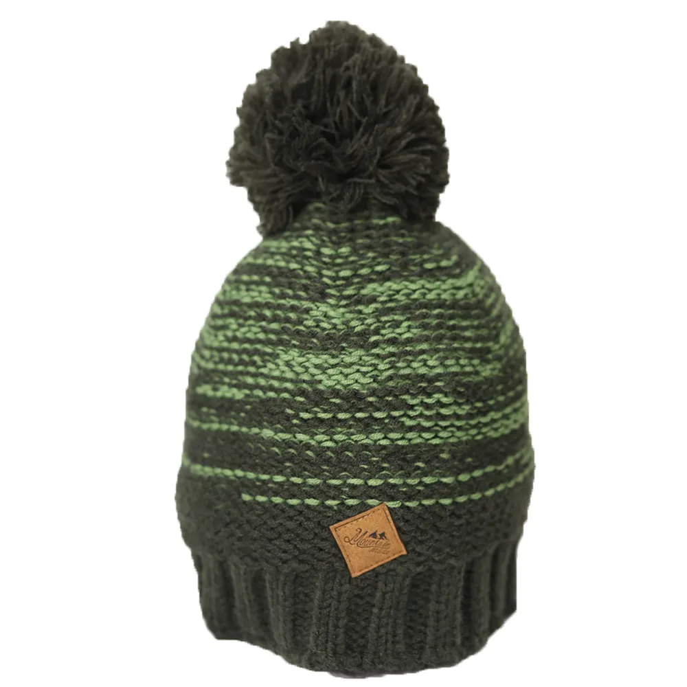 Mountain Made Winter Striped Beanie Hat