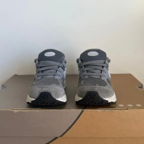 New Balance 2002R Grey/White Toddler Sneakers- SZ 6 C