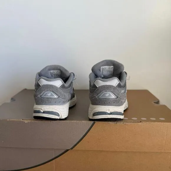 New Balance 2002R Grey/White Toddler Sneakers- SZ 6 C