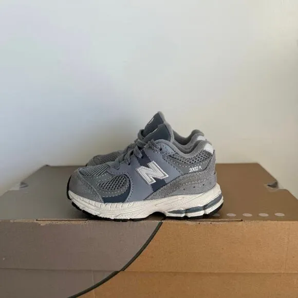 New Balance 2002R Grey/White Toddler Sneakers- SZ 6 C
