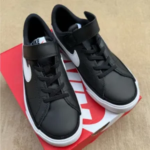 New Nike Black Court Legacy Sneakers - size 3Y little boys