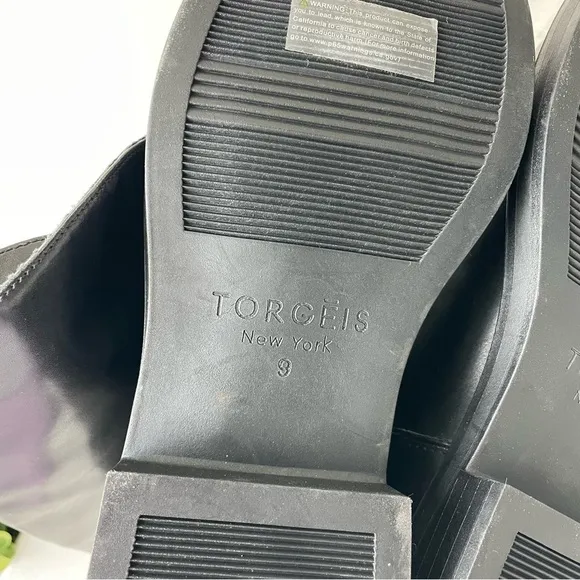 New TORGEIS Antonella Tall Boot Black Knee High Size 9