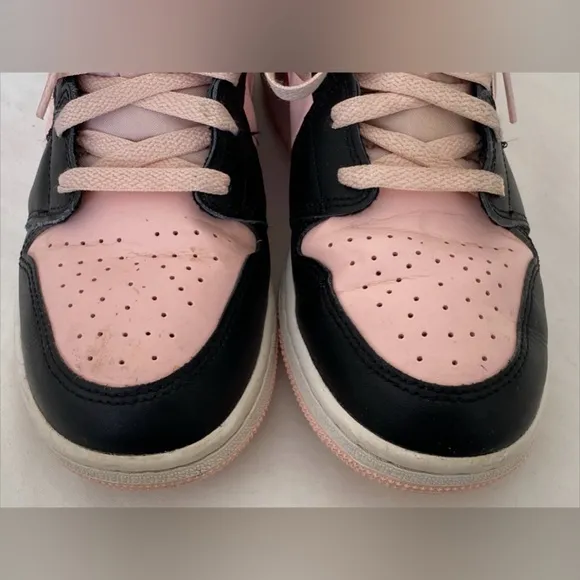 Nike 554725-604 BOYS AIR JORDAN 1 MID ATMOSPHERE SNEAKERS 2021 Youth SIZE 6Y VGC