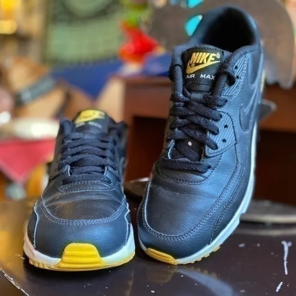 Nike Air Max 90 Leather (Big Kids) - 833412-029