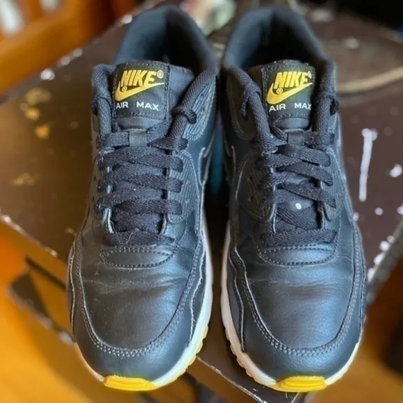 Nike Air Max 90 Leather (Big Kids) - 833412-029