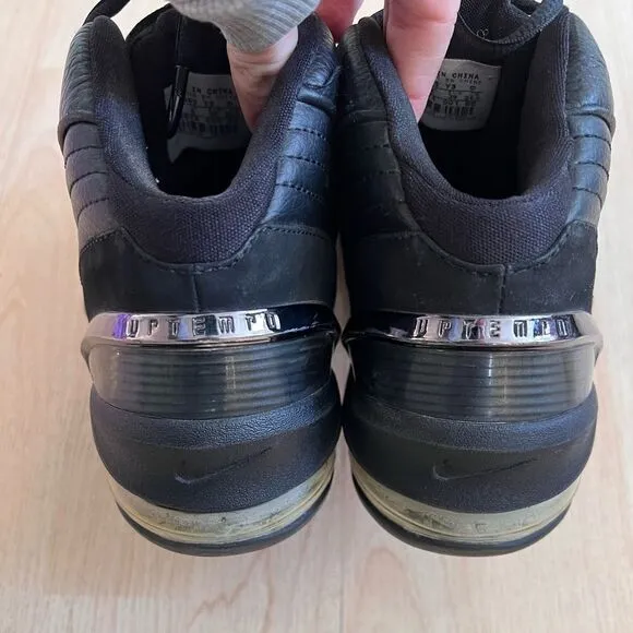 Nike air uptempo sensation black chrome size 6.5
