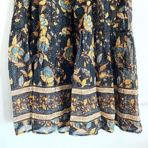 NWT SUNDRY for EVEREVE Felicity Floral Boho Prairie Peasant Dress in size 0 / XS