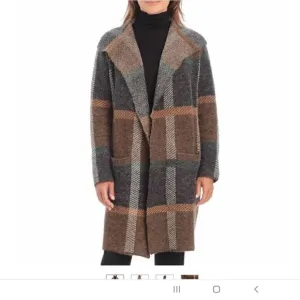 NWT! Boutique item gorgeous super soft plaid sweater coat