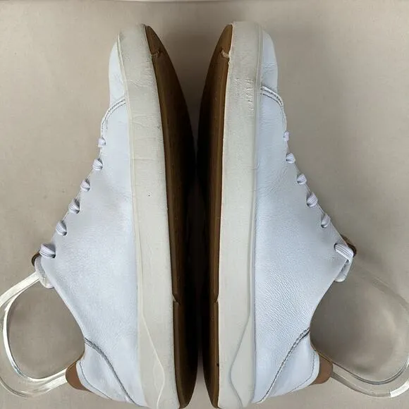 Olukai Lae’ahi Li ‘I’ll Waterproof White Leather Sneakers Size Men’s 8