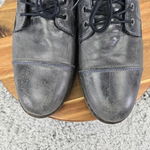 Pikolinos Gray Leather Cap Toe Side Zip Casual Lifestyle Casual Boots Mens 46