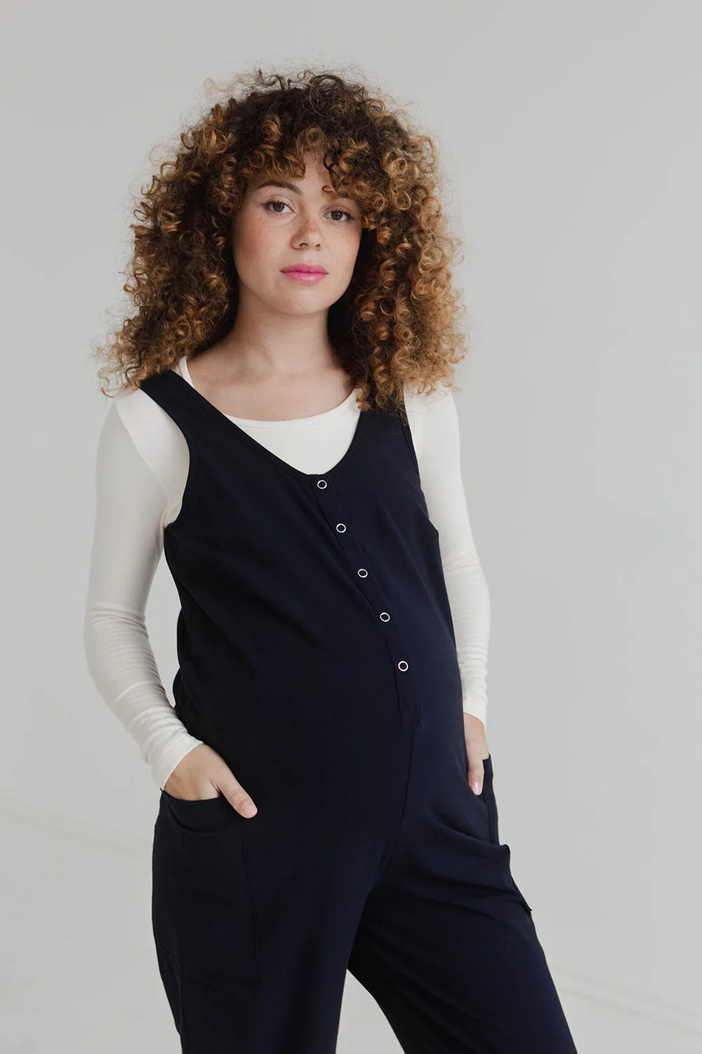 Poppy Jumpsuit - Midnight Navy