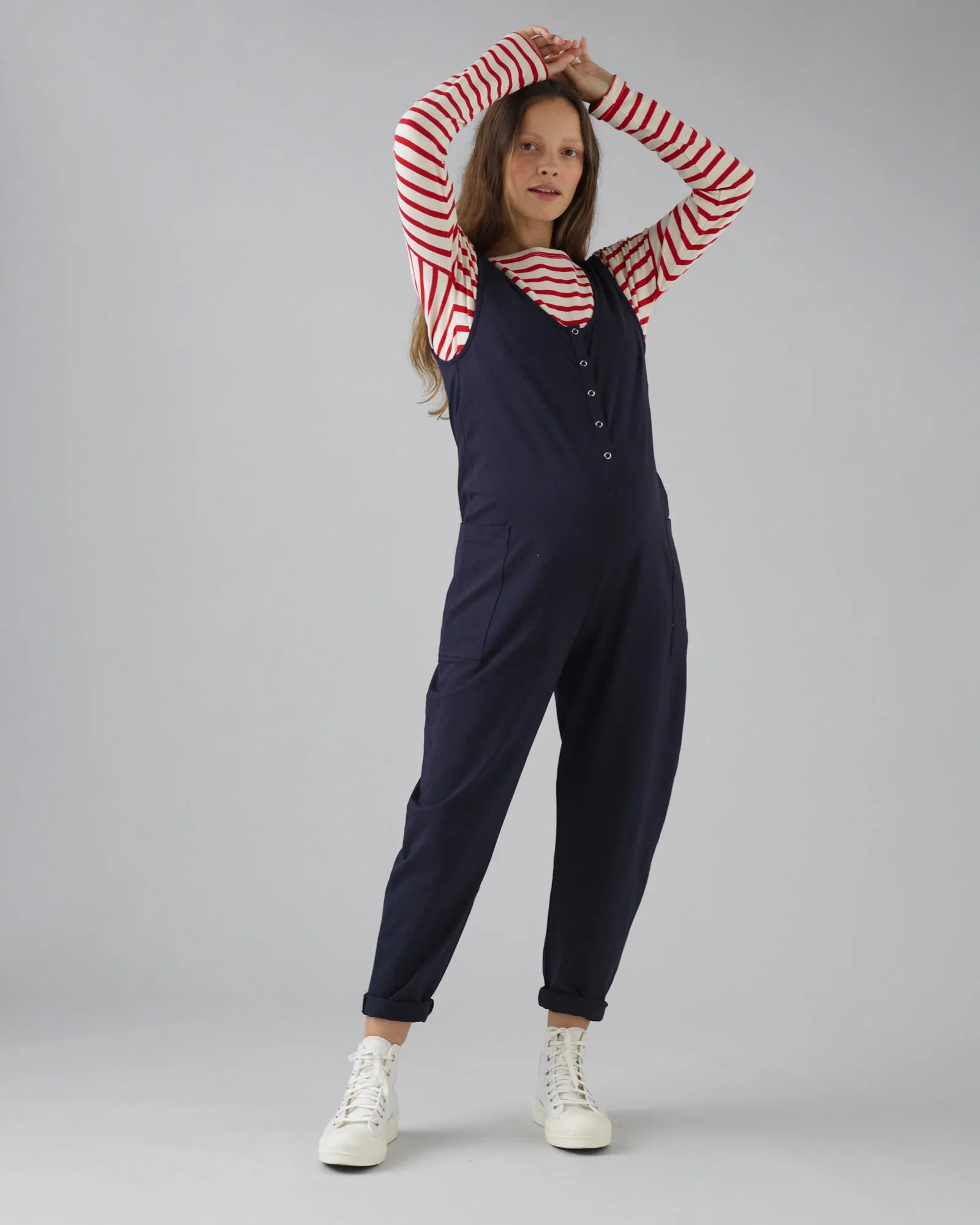 Poppy Jumpsuit - Midnight Navy