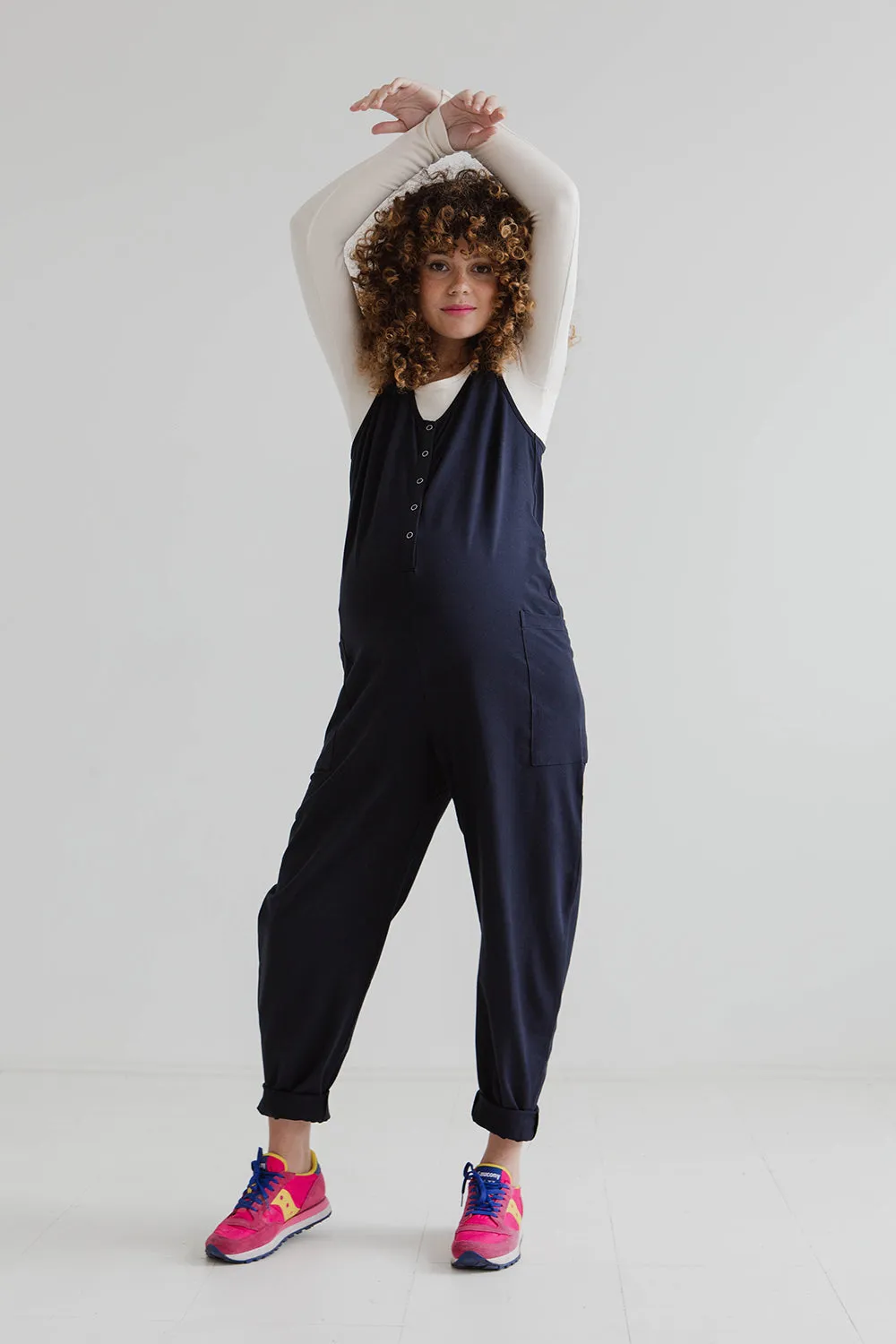 Poppy Jumpsuit - Midnight Navy
