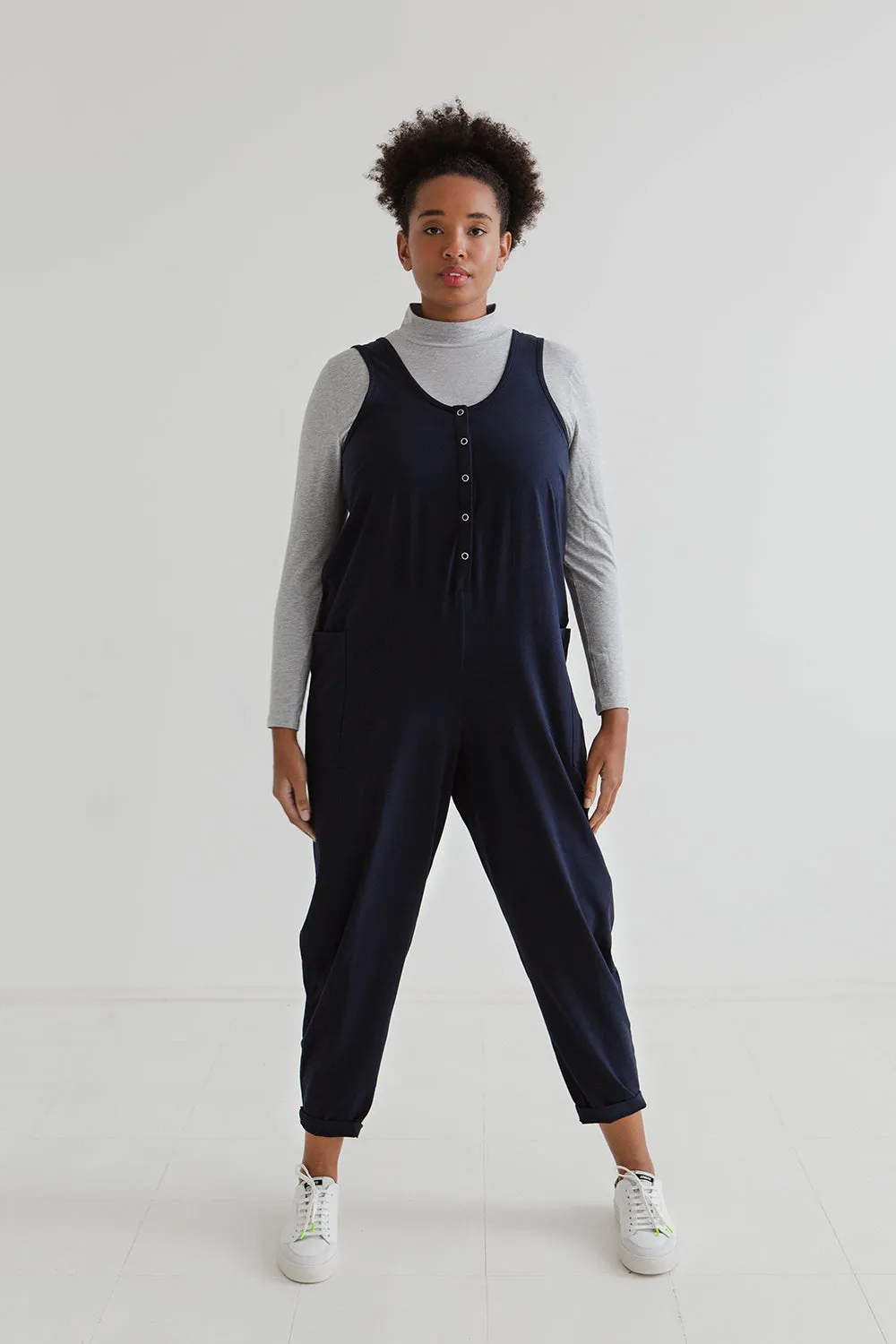 Poppy Jumpsuit - Midnight Navy