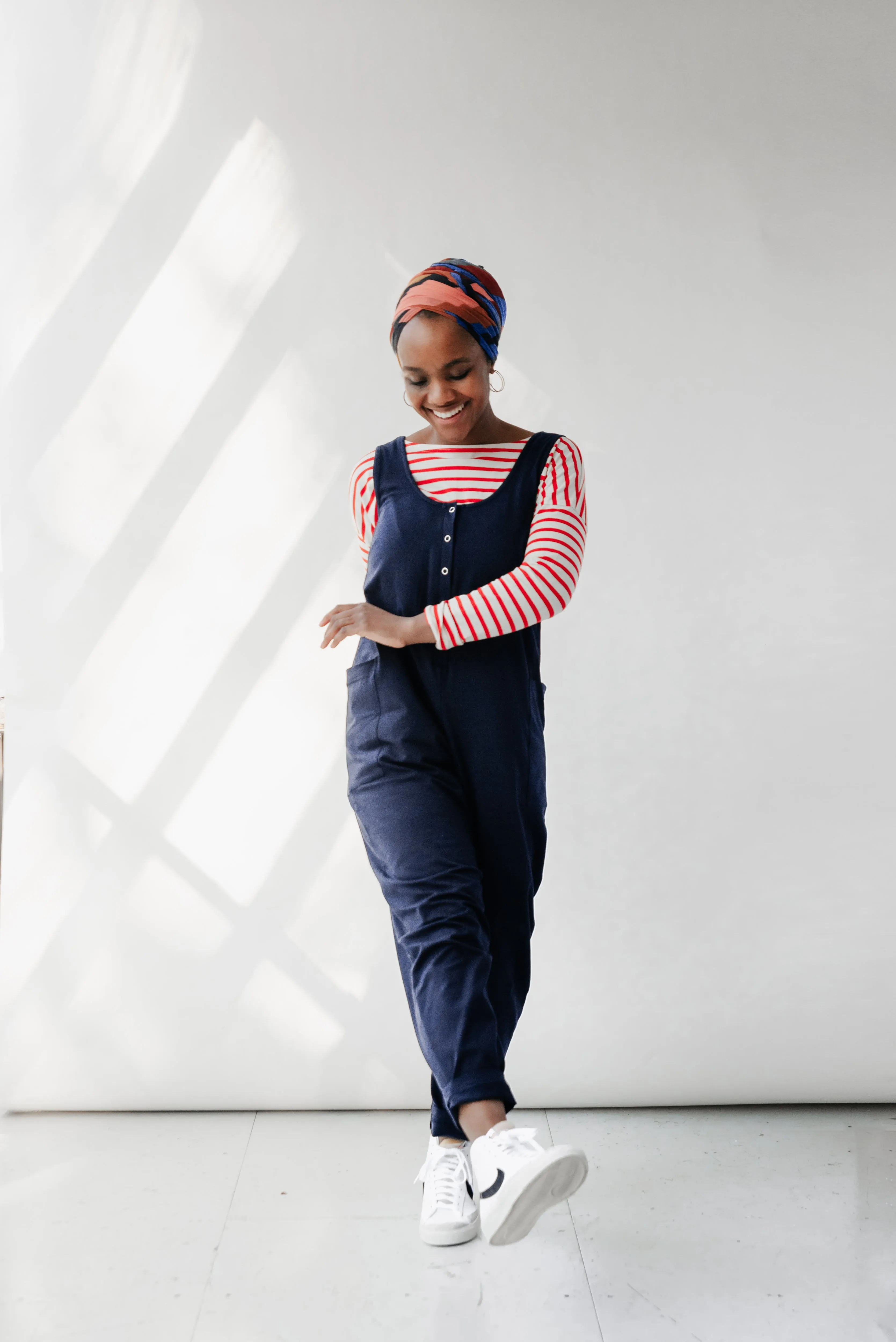 Poppy Jumpsuit - Midnight Navy
