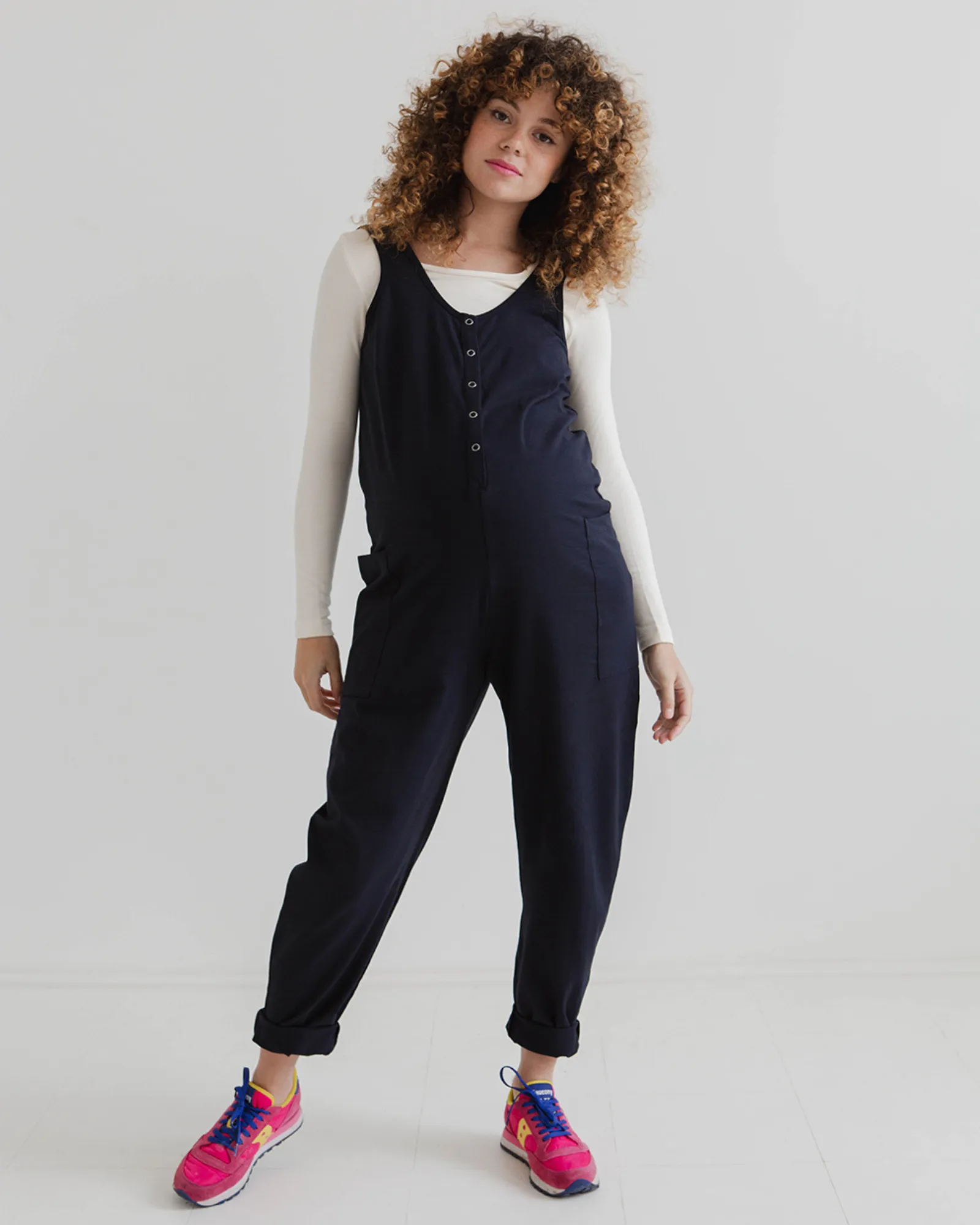 Poppy Jumpsuit - Midnight Navy