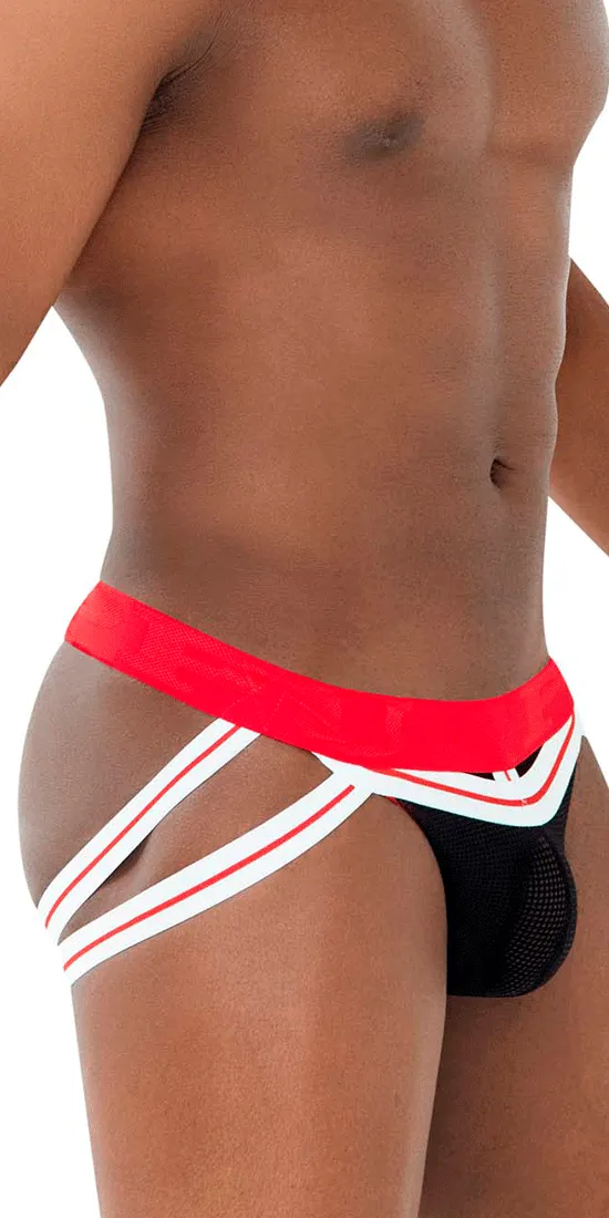 Ppu 2305 Mesh Jockstrap Red