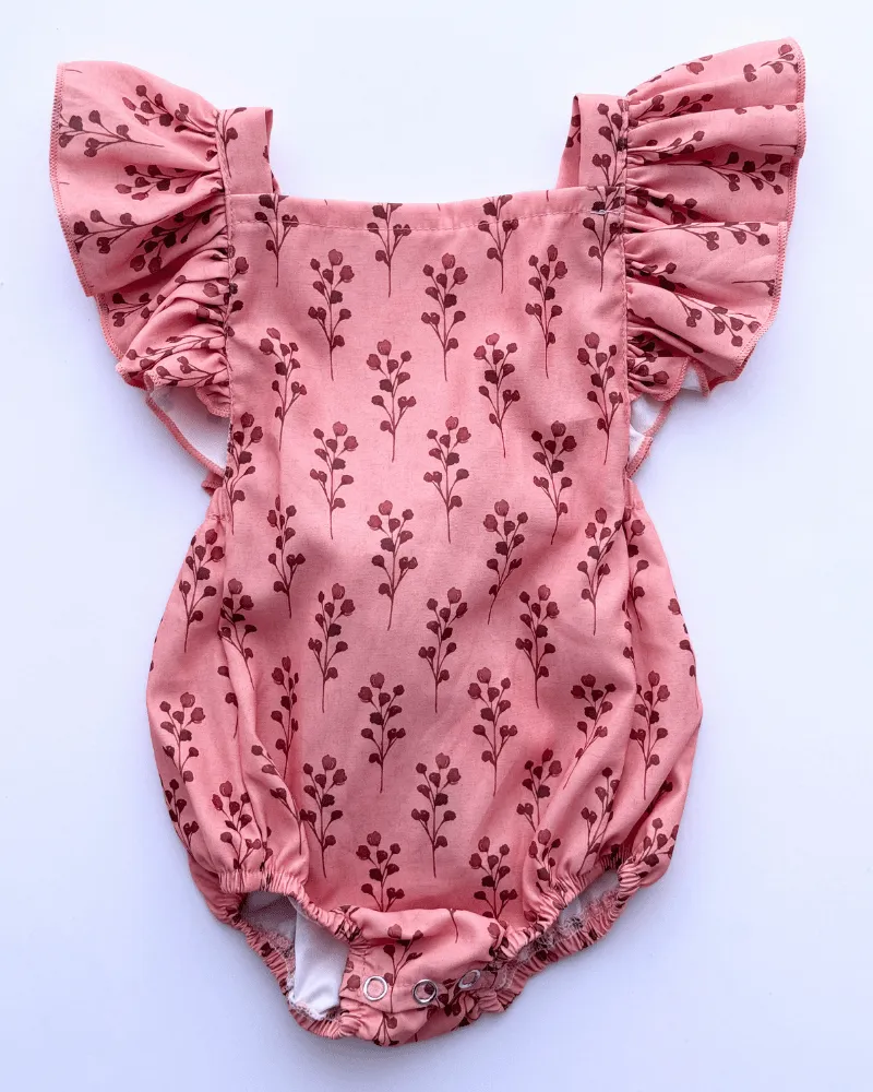 PREORDER! Shiloh Ruffle Back Romper - Springs