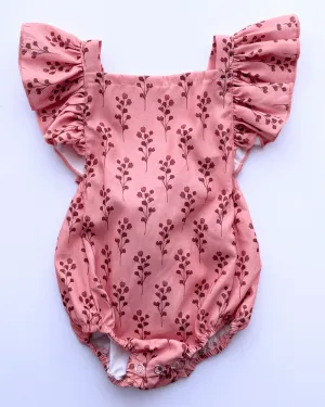 PREORDER! Shiloh Ruffle Back Romper - Springs