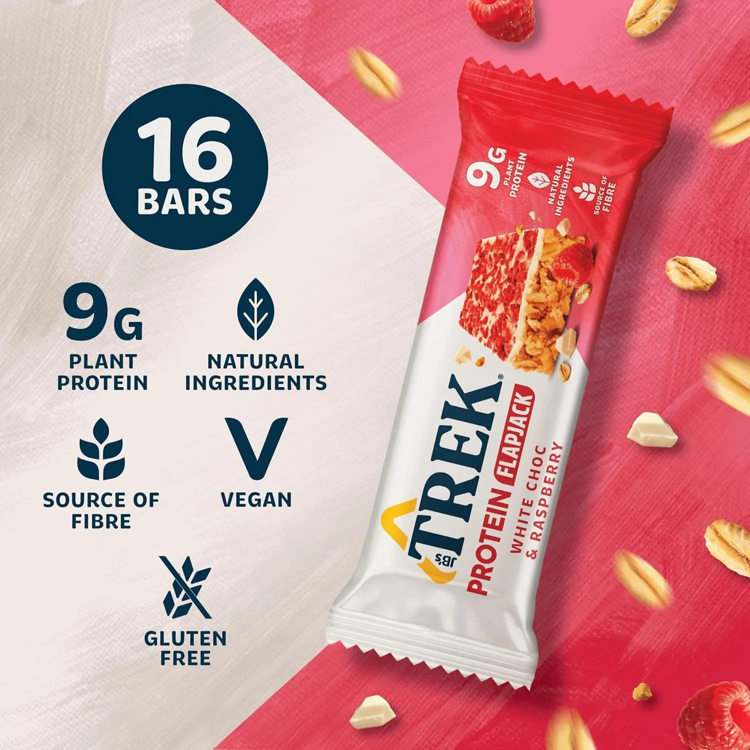 Protein Flapjacks - 16x 50g