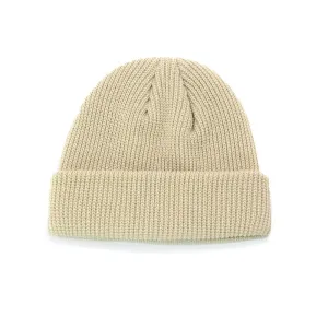 "CAPCUFF" Bonnet tricoté Streetwear Beige - URB1™
