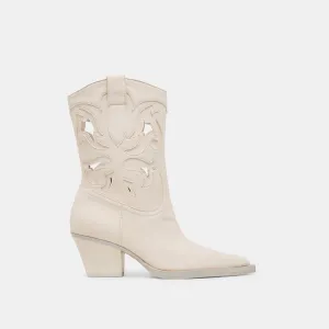 RAVENA BOOTS OFF WHITE NUBUCK