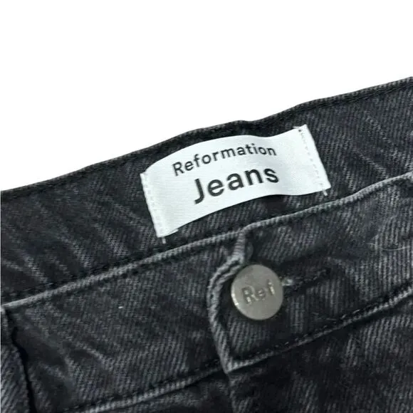 REFORMATION Monterey wash Julia high waisted cigarette straight leg jeans sz  28