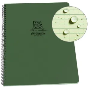 Rite in the Rain 973-MX Side Spiral Notebook Universal Green