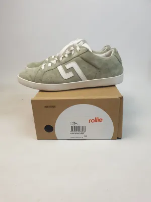 Rollie sneakers in prime green suede size 38 (comes with box)