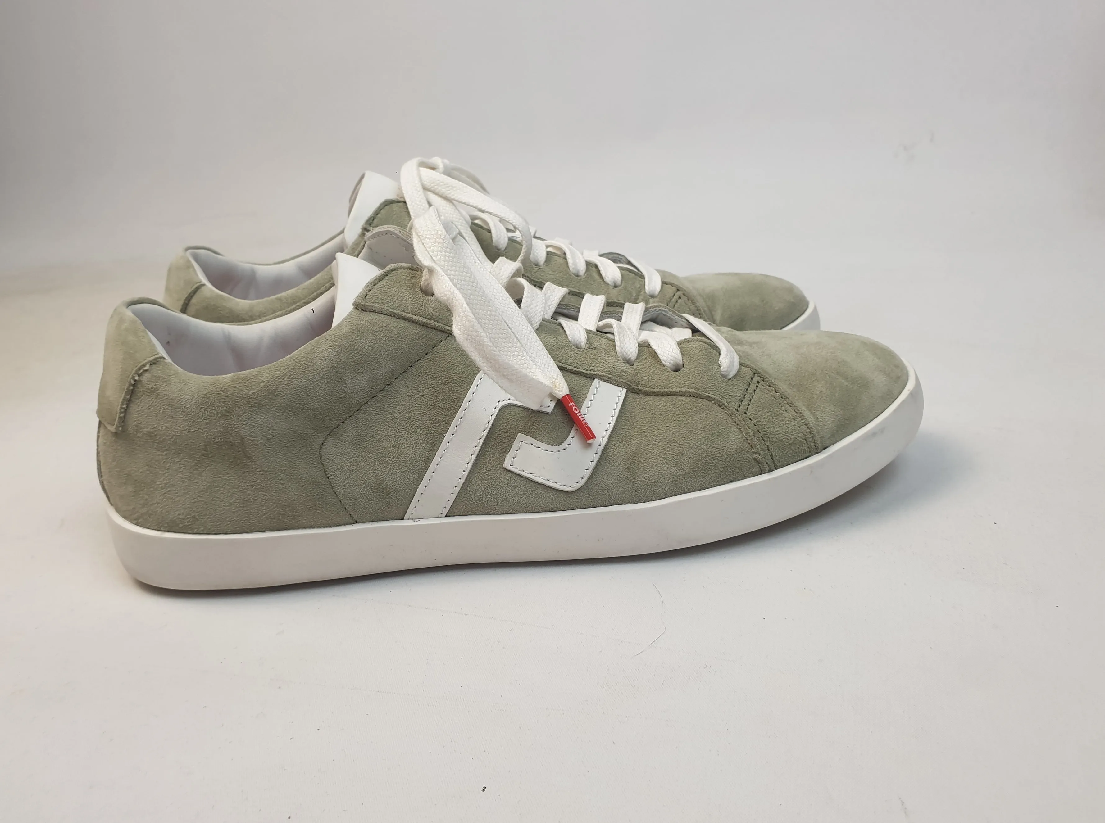 Rollie sneakers in prime green suede size 38 (comes with box)