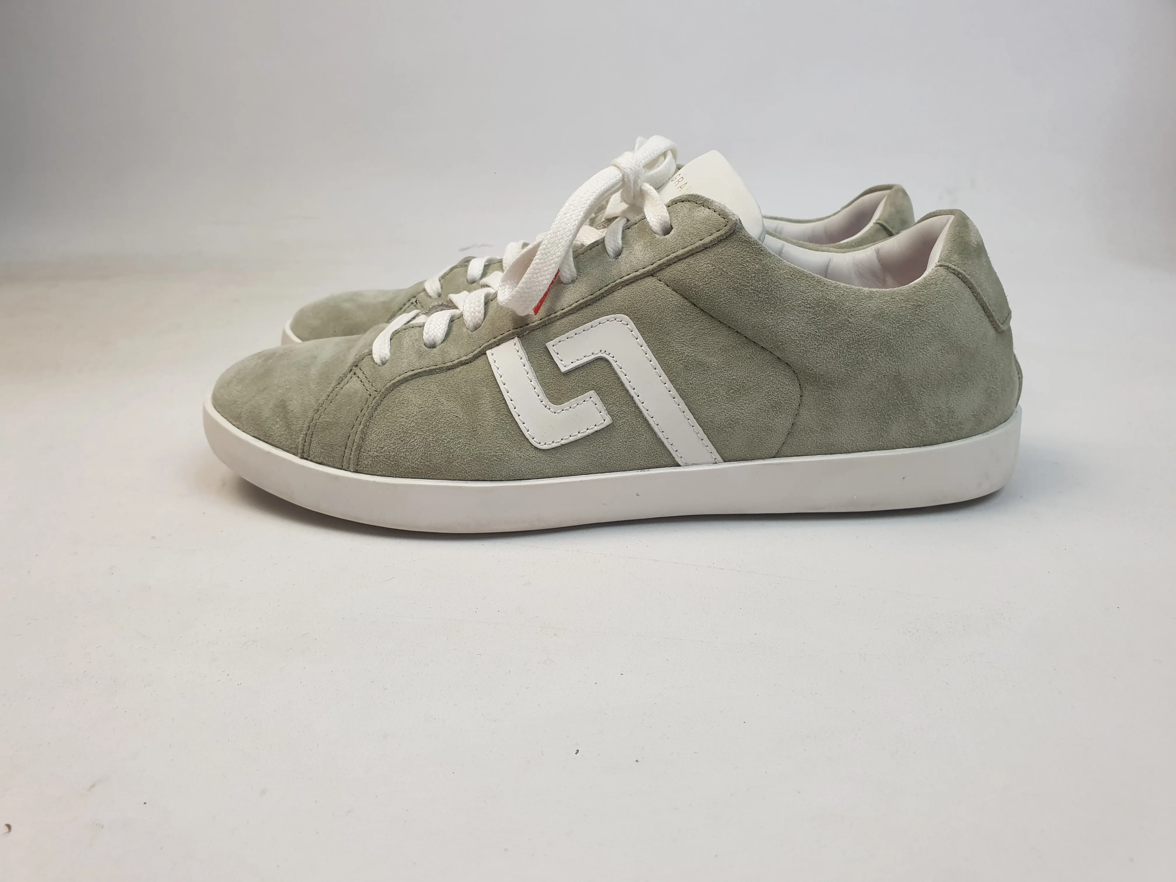 Rollie sneakers in prime green suede size 38 (comes with box)