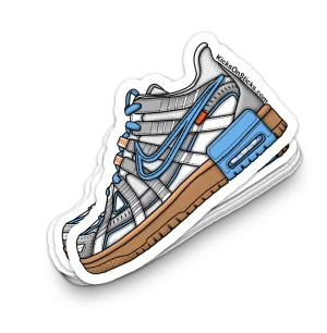 Rubber Dunk "University Blue" Sneaker Sticker