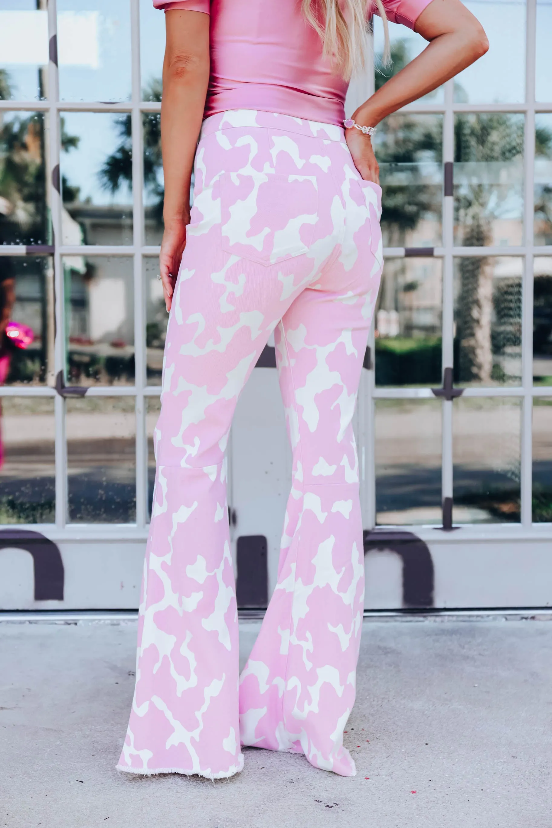 Saddle Up Cowgirl Flare Pants