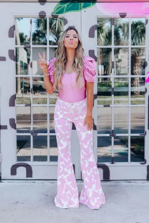 Saddle Up Cowgirl Flare Pants