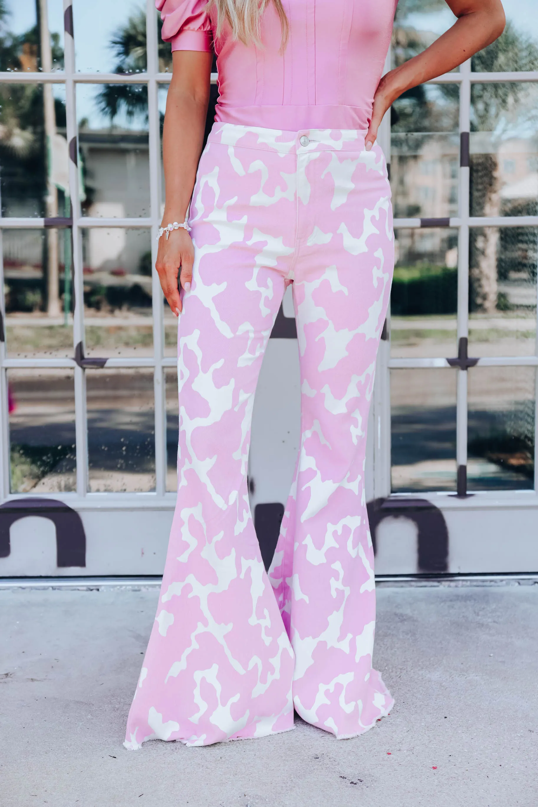 Saddle Up Cowgirl Flare Pants