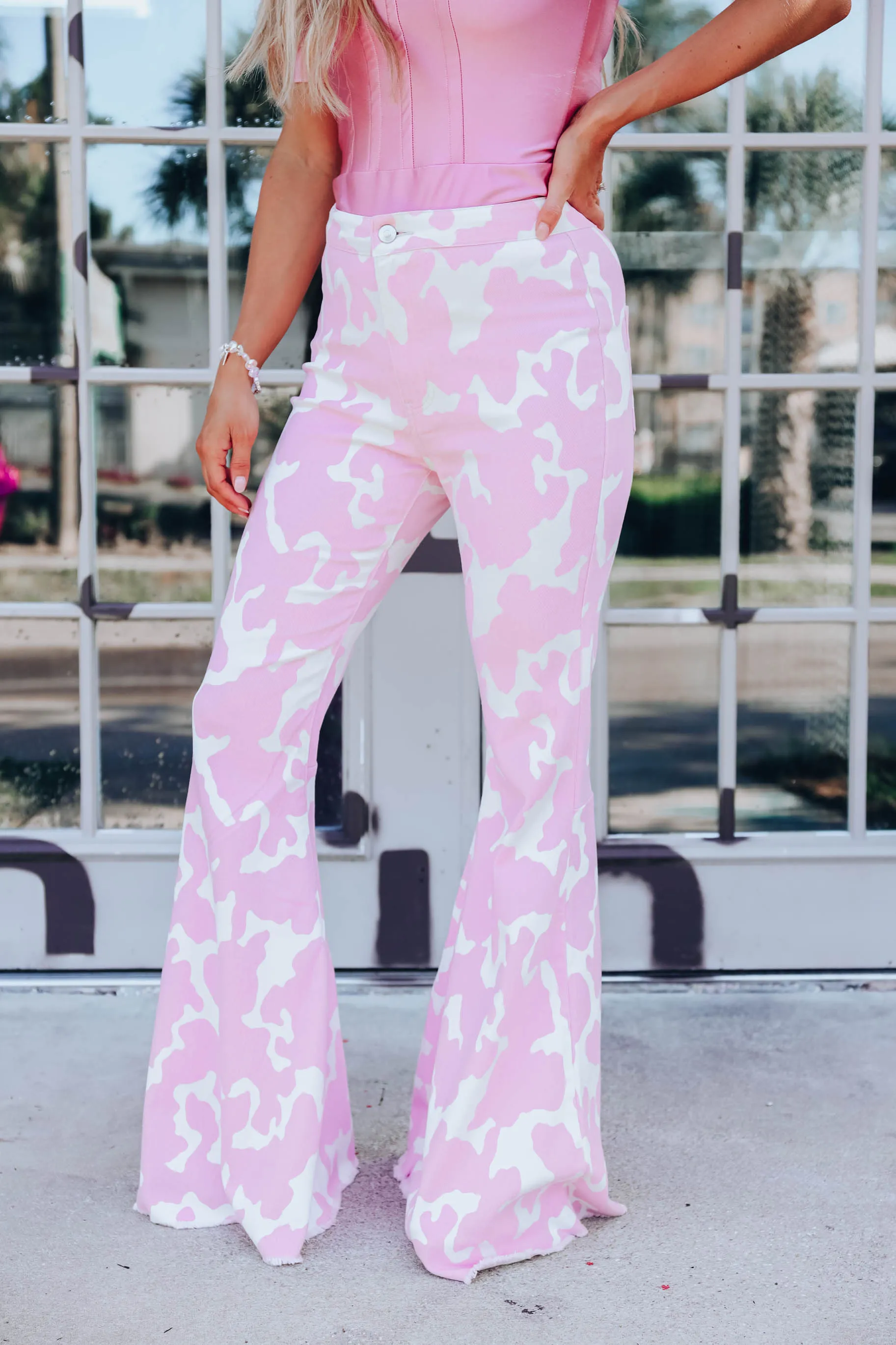 Saddle Up Cowgirl Flare Pants