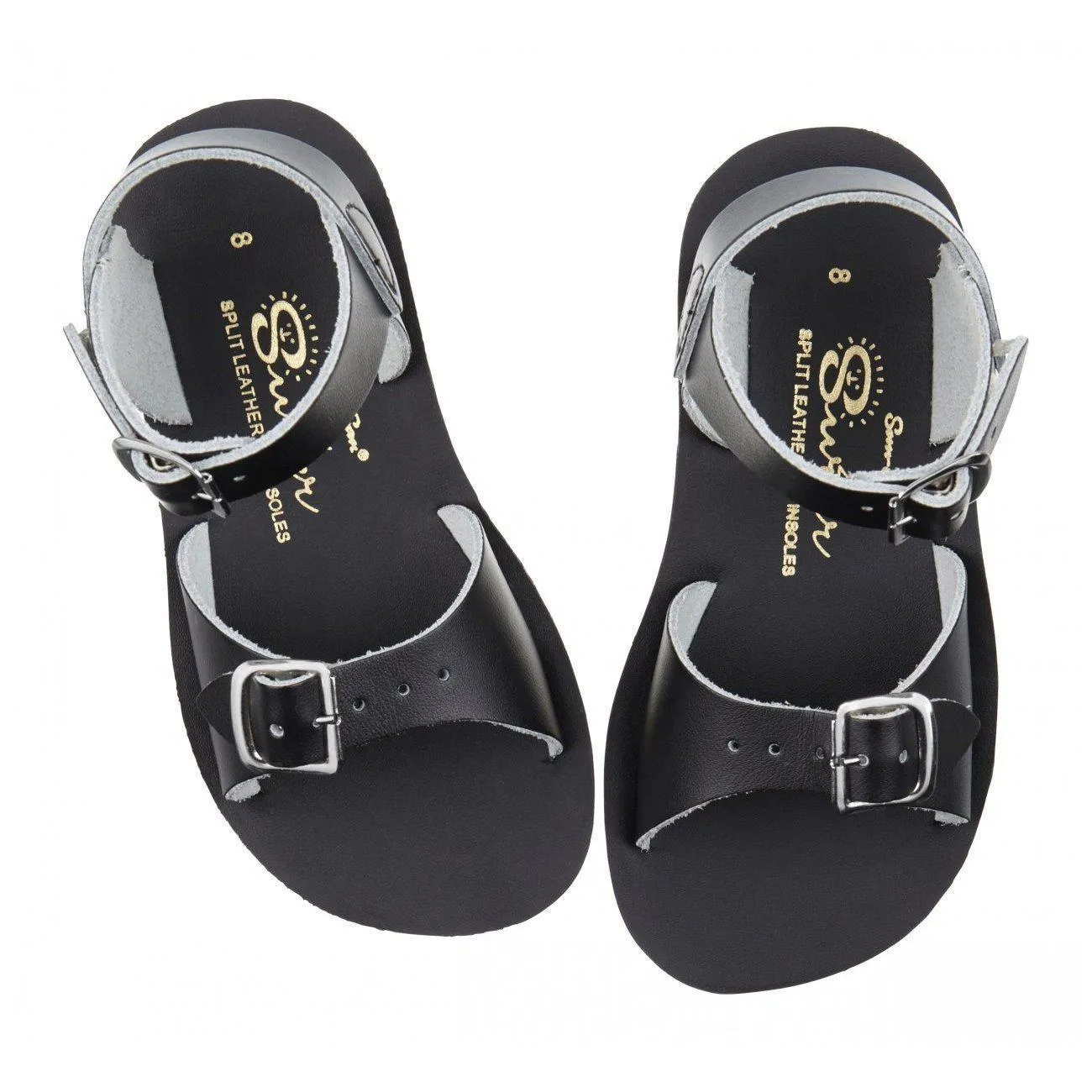 Saltwater Surfer Sandals - Black - Kids